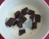 Foto del paso 1 de la receta: Helado de paletas de chocolate bañadas en chocolate (polos)