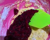 Foto langkah ke 5 dari resep Dragon Fruit Cake - Bolu Buah Naga Panggang - Snack Time Mpasi 1+.