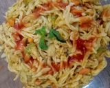 A picture of step 6 of Chicken veggies macroni.