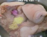 Hình bước làm 1 của món Gỏi bắp chuối mui heo