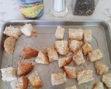 Foto del paso 4 de la receta: Crema de brócoli sin lácteos con crutones caseros