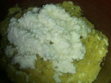Puré de apio y batata