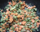 Foto del paso 4 de la receta: Arroz con vegetales y pernil