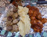 Foto del paso 11 de la receta: Albóndigas cocinadas al disco: 2 variantes con puré a las 3 pimientas
