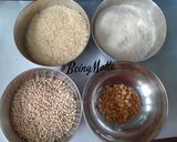 A picture of step 1 of Podi Dosa.