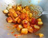 A picture of step 3 of Spiced Turnip Masala.