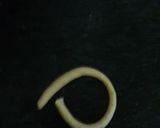 A picture of step 4 of Ring murukku /kodubale /ring chakli.