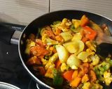 मिक्स वेज पनीर भुर्जी रेसिपी चरण 2 फोटो