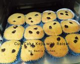 Foto langkah ke 4 dari resep Cup Cake Keju with Raisin.