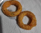 A picture of step 14 of Savoury Rice flour Rings.