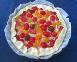 A picture of step 3 of Savory Cherry Tomato Tart.