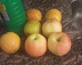 Foto del paso 1 de la receta: Helado de naranjas, y manzanas, ciruela y coco vegan