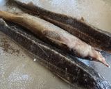 Borban sült töltött kecsege recept fázis 1 fotója