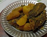 আলু কাঁচকলা দিয়ে শিঙি মাছের ঝোল রেসিপির ধাপ 1 ছবি