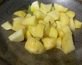 A picture of step 2 of Aloo methi.