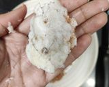 A picture of step 5 of Arbi Took chaat.