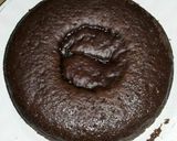 A picture of step 2 of Black forest cake (my style).