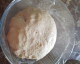 A picture of step 1 of Garlic butter naan.