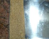 A picture of step 3 of Milk Cake from leftover of ghee.