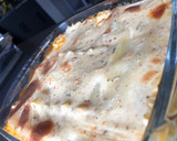 A picture of step 5 of Lazy lasagna.