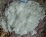 A picture of step 2 of Bread Onion Menduwada.