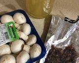 Foto del paso 1 de la receta: Champiñones rellenos de jamón
