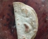 A picture of step 2 of Cheesy roti.