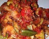 Foto langkah ke 5 dari resep 9. Sambal Udang, kentang, terong dan jengkol 😀.