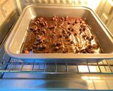 Foto langkah ke 7 dari resep Fudgy brownies (brownies panggang) no mixer.