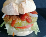 Foto del paso 8 de la receta: Burger de garbanzos y brócoli