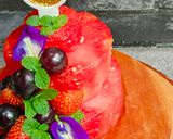 Foto langkah ke 5 dari resep Watermelon Cake.