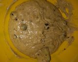 A picture of step 6 of Chocolate,blueberry,banana muffins#chocolate contest.