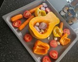 A picture of step 1 of Butternut squash soup.