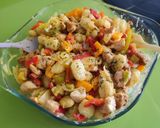 Foto del paso 3 de la receta: Ñoquis con pollo y verduritas