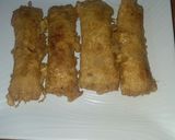 A picture of step 4 of Chicken bread rolls.