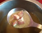 A picture of step 1 of Mung bean (Dal) with Jackfruit seeds.