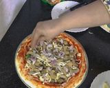A picture of step 11 of Yummy kabab pizza recipe 😋 Without Oven.