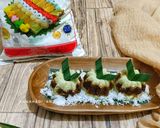 Foto langkah ke 9 dari resep Kue Putu Pandan dengan Cetakan.