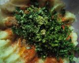 A picture of step 2 of Aloo Tikki.