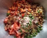 A picture of step 3 of Aloo Kabli.