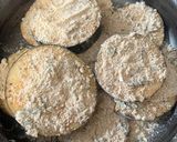 A picture of step 2 of Brinjal slice.