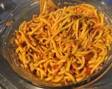 Une image de l'étape 9 de Timbale de spätzles aux tomates, thon, emmental et curcuma.