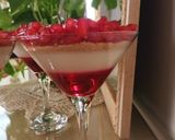 عکس مرحله 4 از دستور چیز کیک واژگون با ژله انار