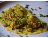 ম্যাগি অমলেট(maggi omelette recipe in bengali) রেসিপির ধাপ 4 ছবি