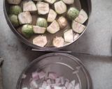 A picture of step 6 of Vangi Bhaat.