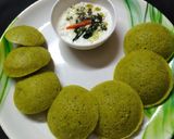 A picture of step 4 of Healthy green gram split masala idli.