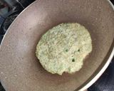 A picture of step 5 of Moong Dal Chilla.