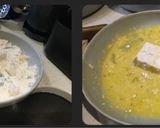 A picture of step 3 of Japanese tofu katsu curry.