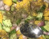 A picture of step 2 of Cool Mango salad.