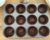 A picture of step 2 of Vegan oreo muffins.